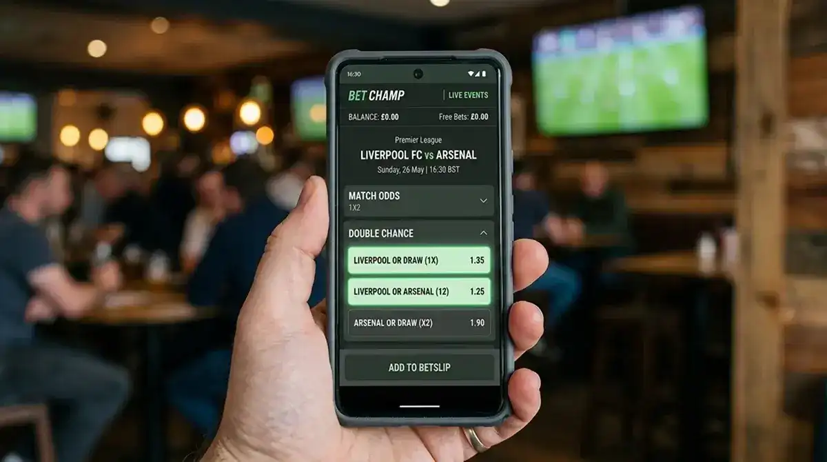 Doble oportunidad cubriendo dos de los tres resultados posibles de un partido de fútbol