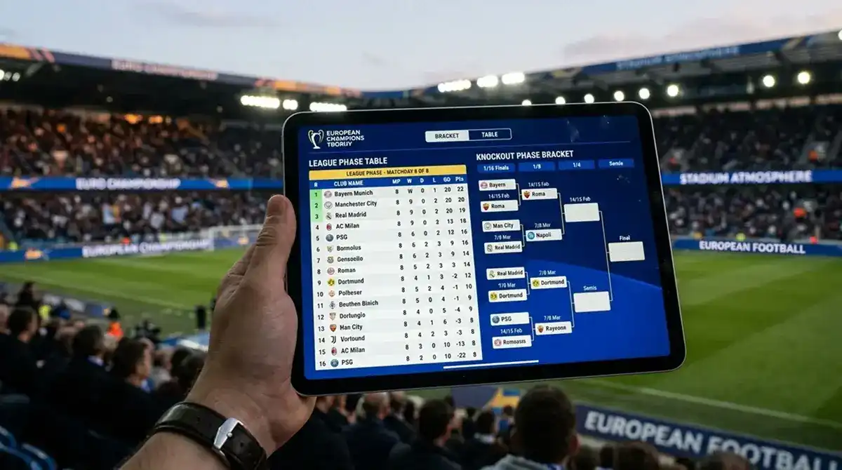 Particularidades del formato europeo y la fase de liga de la Champions League