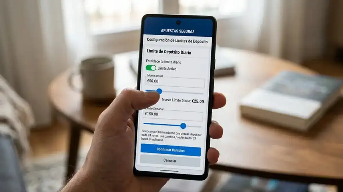 Configuración de un límite de depósito como herramienta de juego seguro de un operador