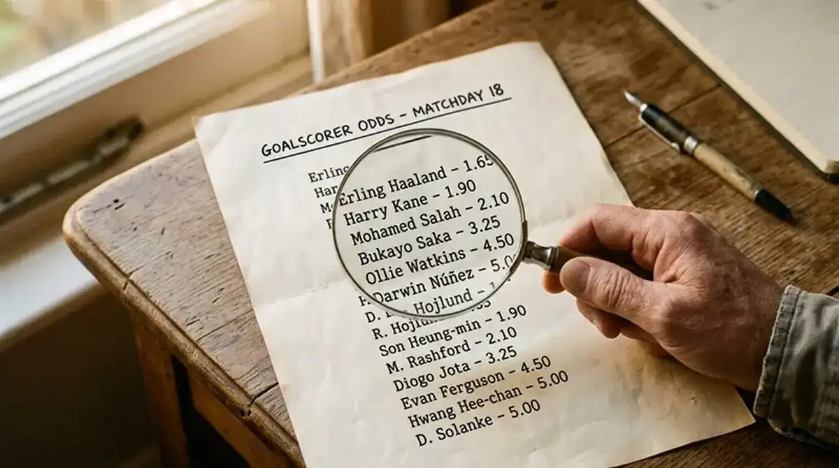 Margen elevado escondido en las cuotas del mercado de goleador